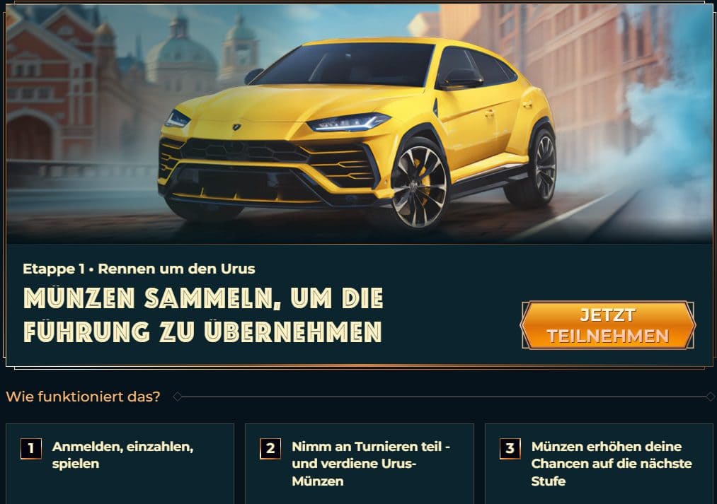 MonsterWin Casino: Lamborghini-Urus-Turnier image 1